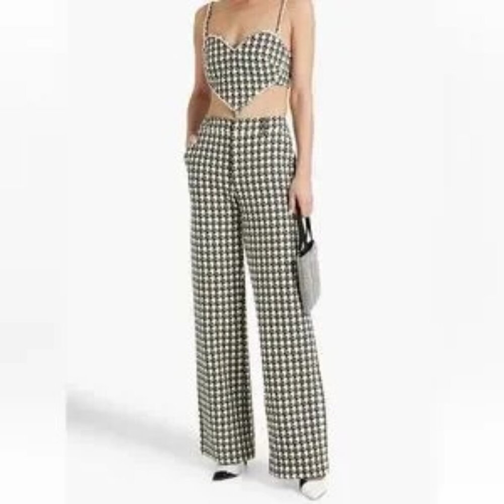 Women Pants & Jumpsuits AREA crystal slit trousers